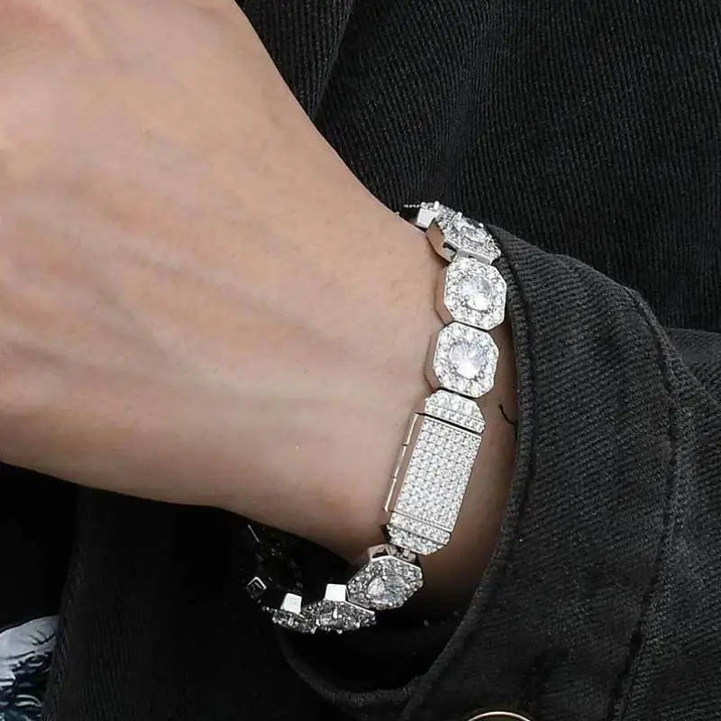 Hip Hop Zircon Bracelet-1