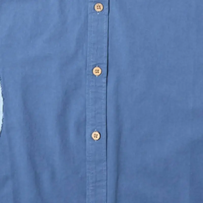 Trendy Blue Half Sleeved Summer Shirt-2