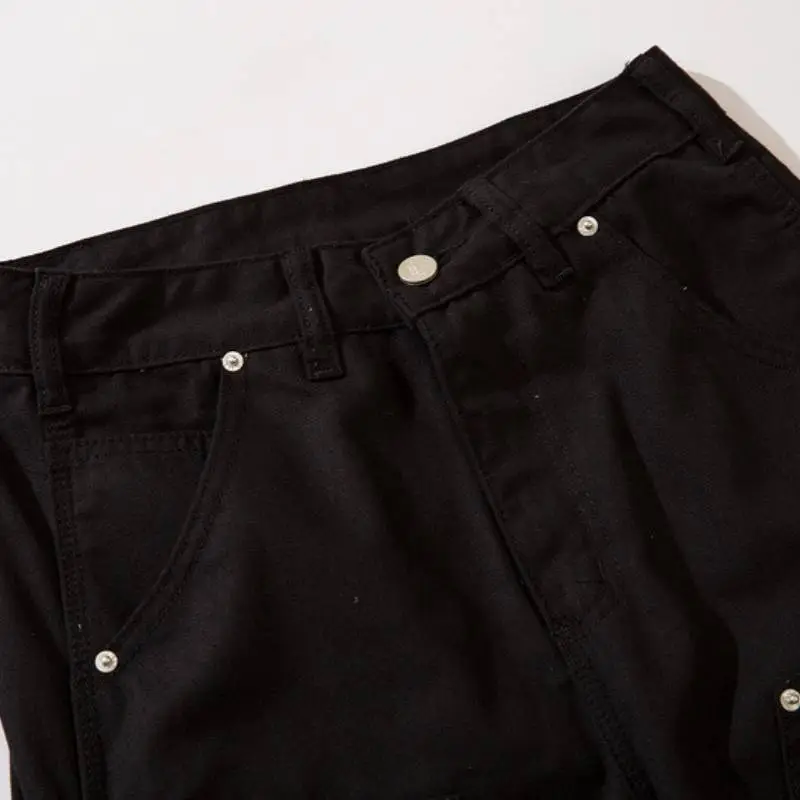 Trendy Brand Letter Print Pants-3