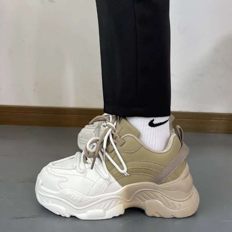 Ins Style Sneakers with Height Boost-2