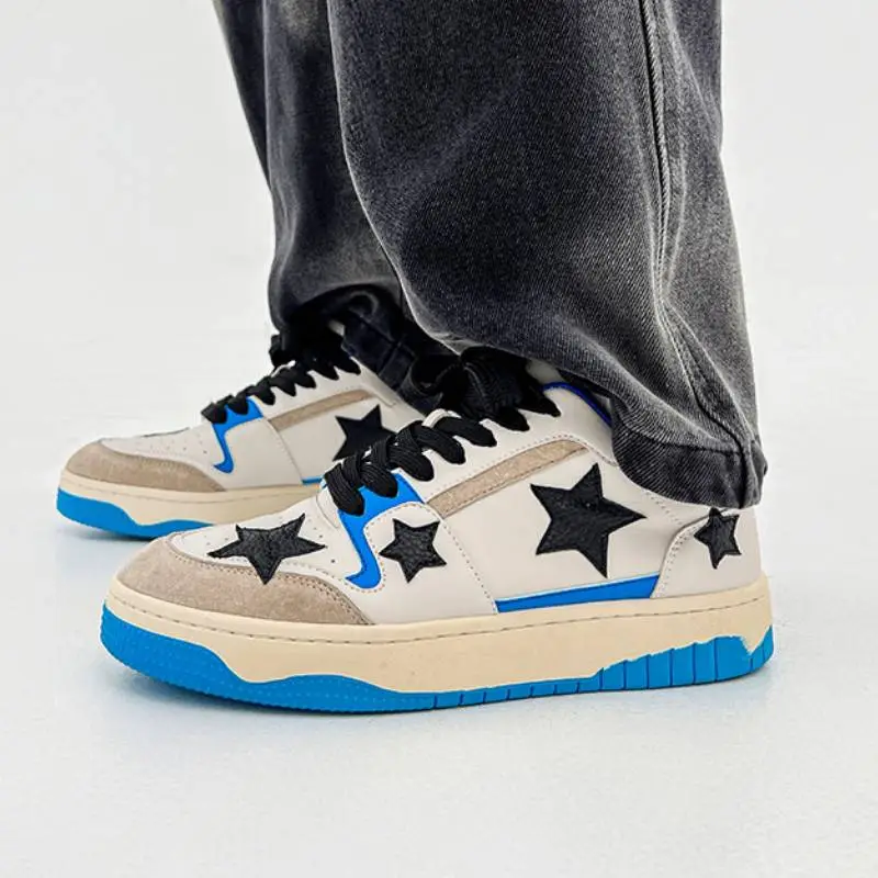 Trend Fashionable Star Casual Skate Shoes-1
