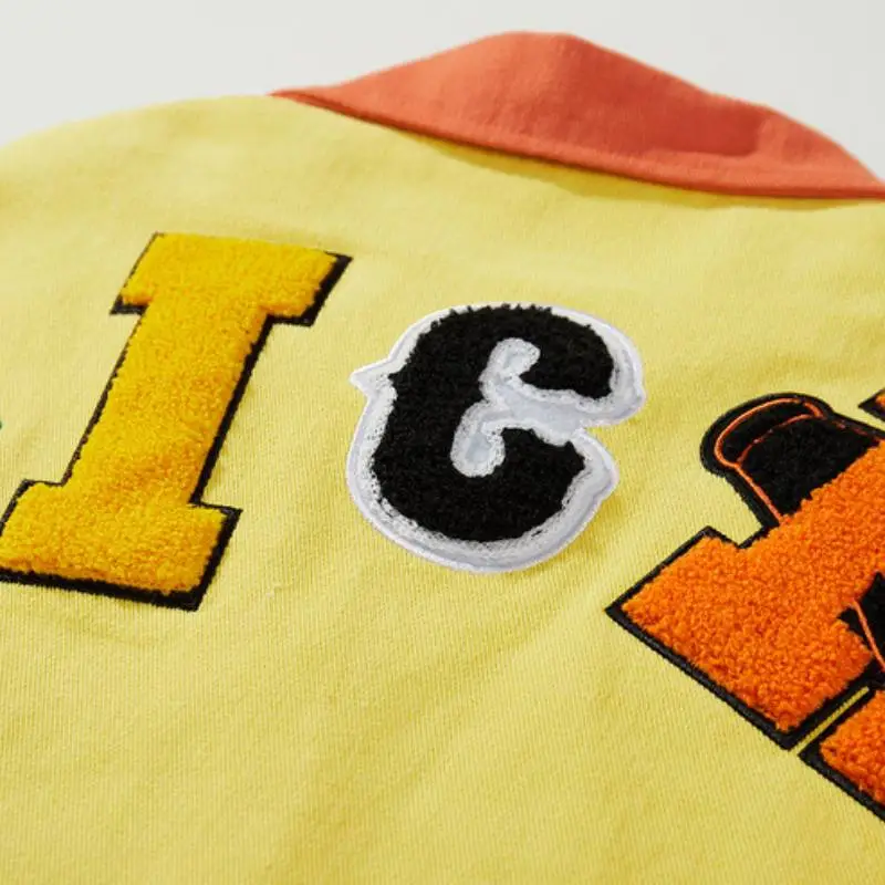 Trendy Colorblock Baseball Jacket-4