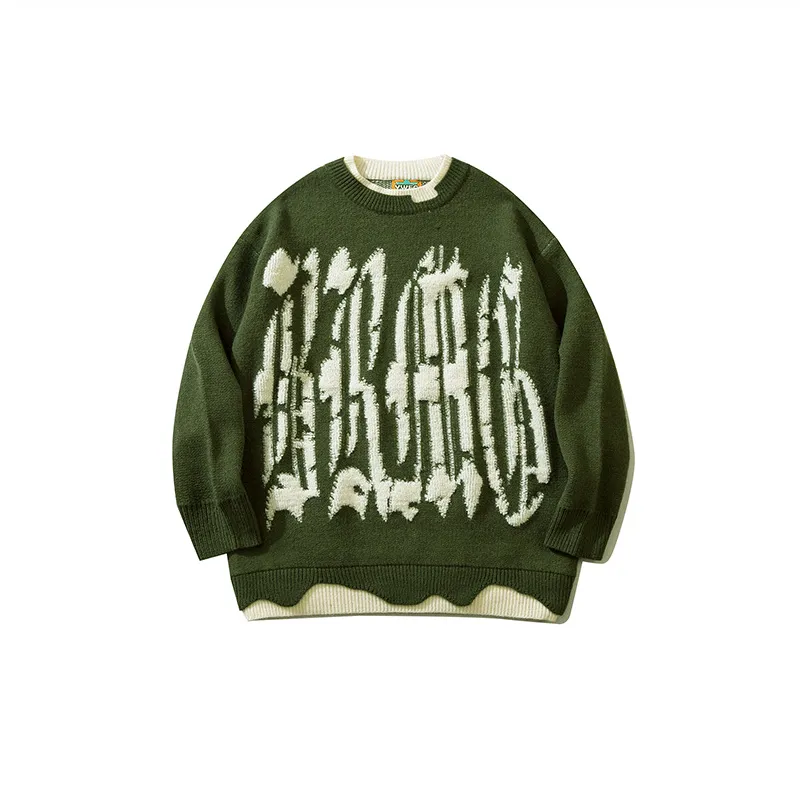Letter Long Sleeve Knitwear-0