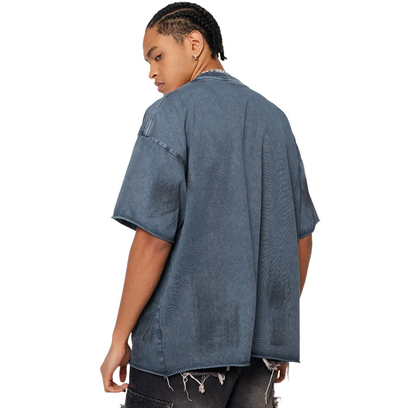 Trendy Wash Vintage T Shirt-17