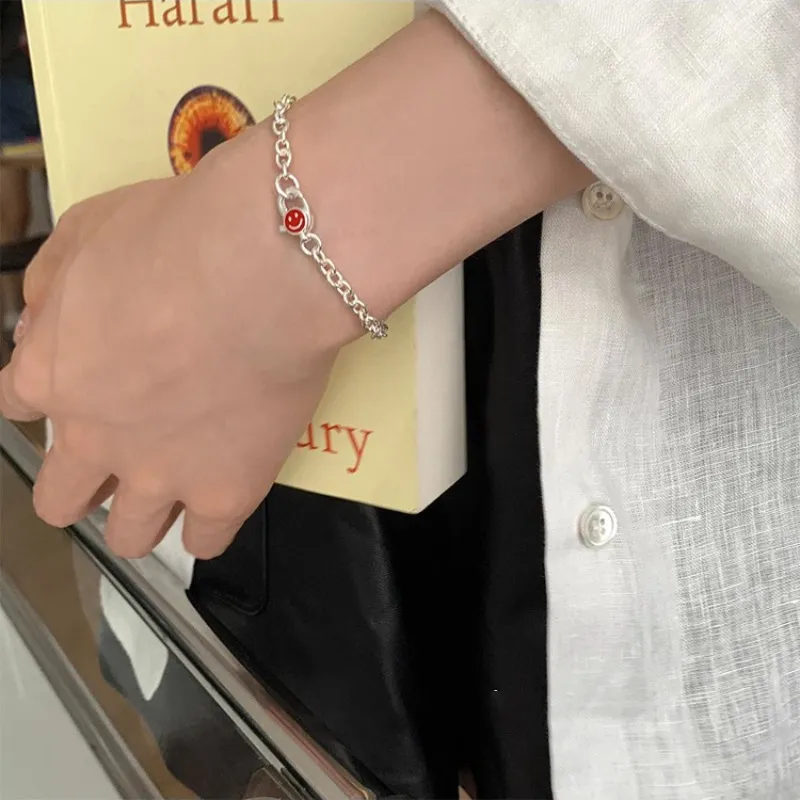New Smiley Face Chain Bracelet-1