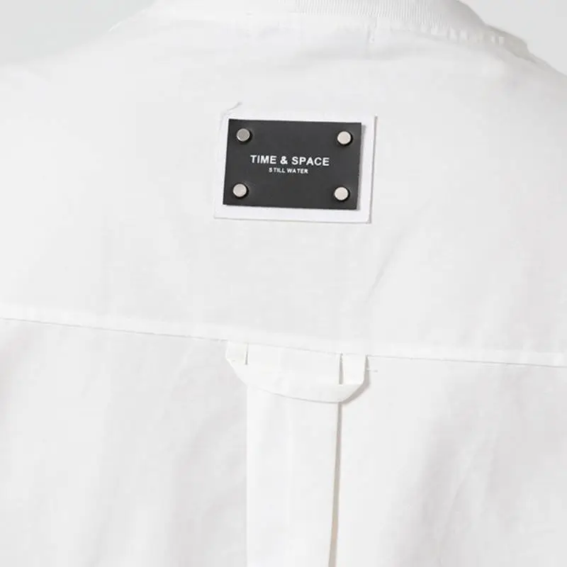 New Arrival Double Collar Front and Back Patchwork Design Hoodie-4