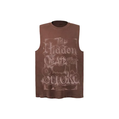 Loose Letter Printed Waistcoat Vest