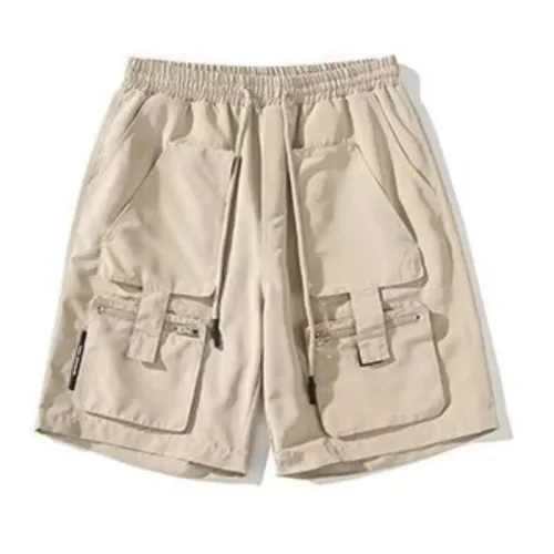 Straight Loose Multi-Pocket Shorts