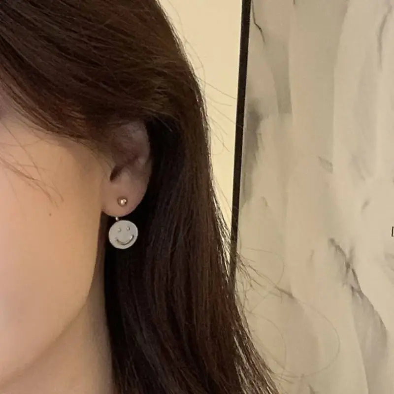 New Smiley Face Earrings-1