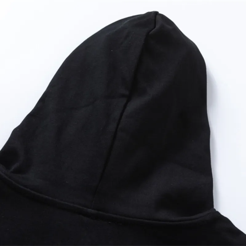 Trend Splicing Printing Hooded Undershirt-4