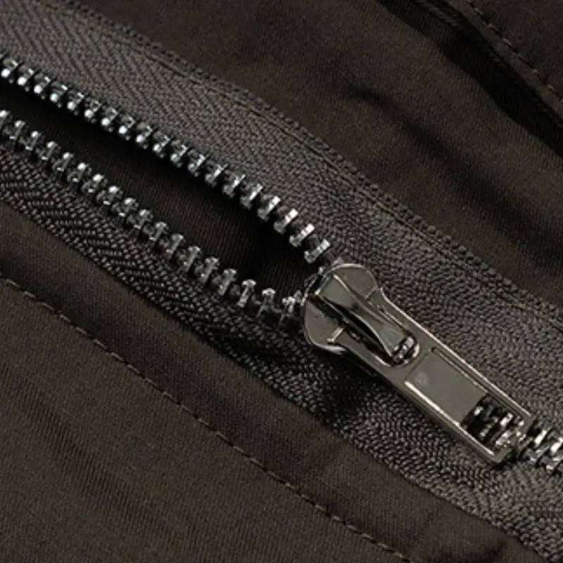 Neutral Casual Multi Pocket Pants-5