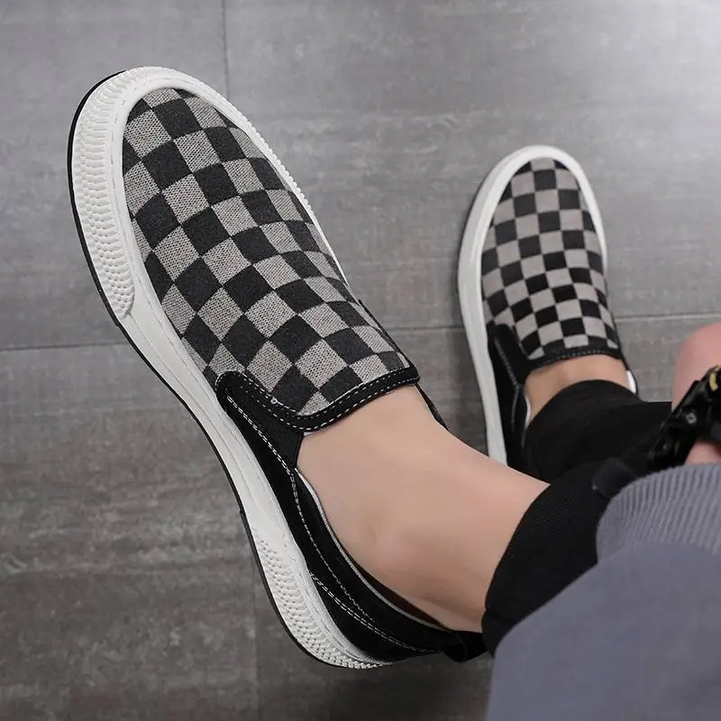 Breathable All match Chessboard Casual Shoes-1