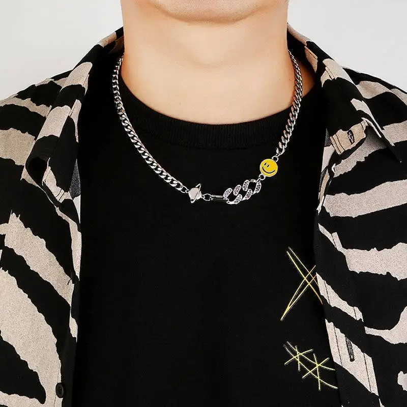 Trendy Smiley Face Necklace-2