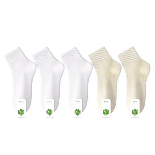 Casual Plain Mid-Calf Sock