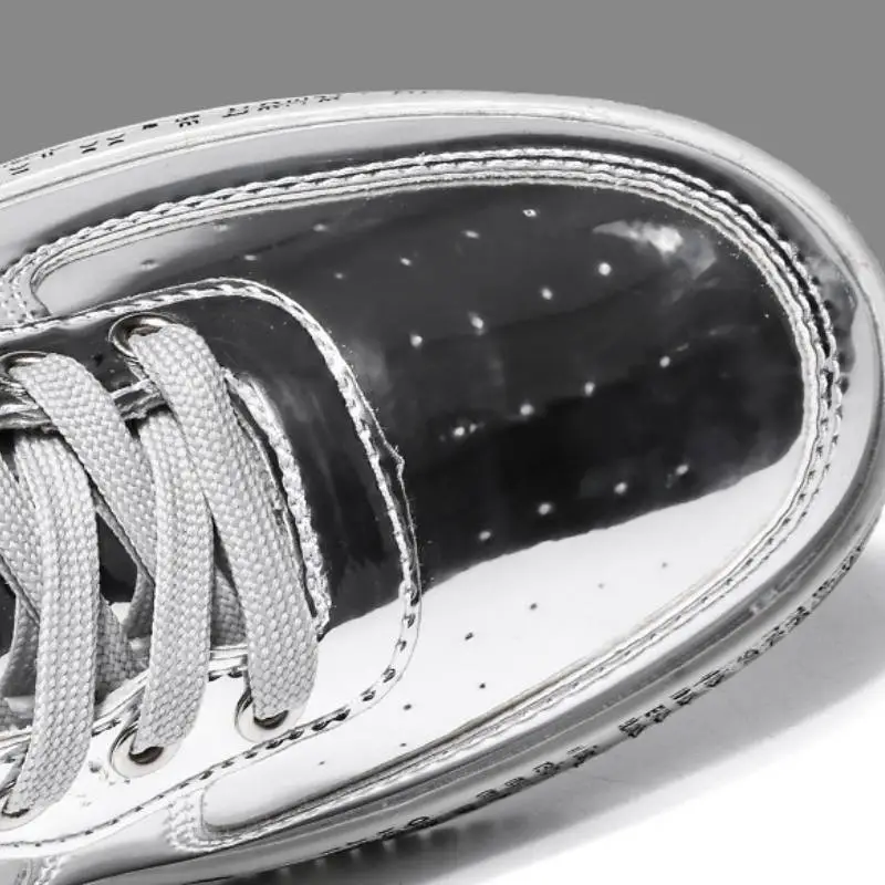 Trendy Casual Leather Skateboarding Shoes-9