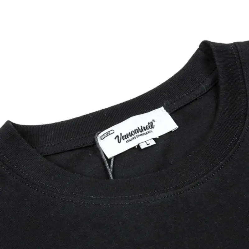 Retro Checkerboard Printed Long sleeved Trendy Ins Loose Casual Pullover T shirt-4