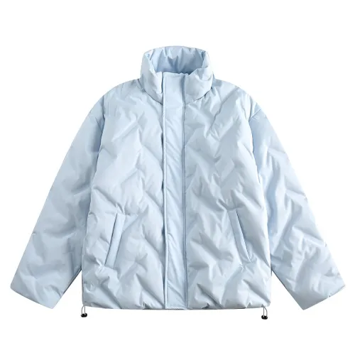 Pleated Simple Loose Solid Color Warm Cold-resistant Jacket Outdoor