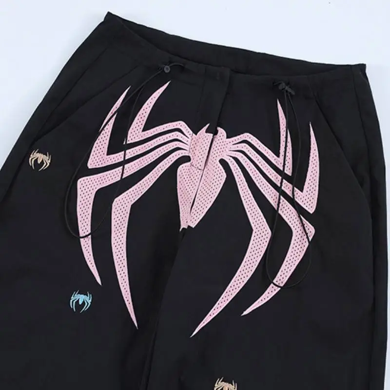 Hip Hop Butterfly Print Casual Pants-3