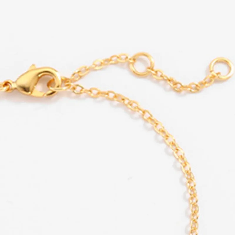 Copper Plated Real Gold Zirconium Bamang Star Multicolor Bracelet-1