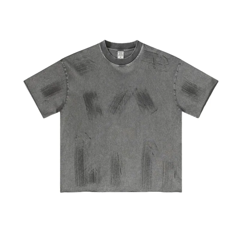 Trendy Wash Vintage T Shirt-6