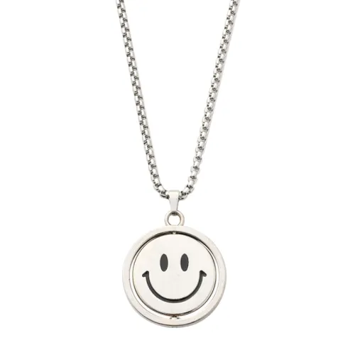 Hip-Hop Smiley Face Necklace