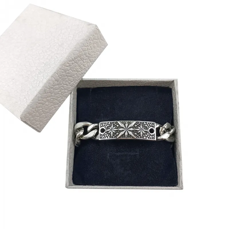 Ins Style Square Brand Hip Hop Retro Bracelet-4