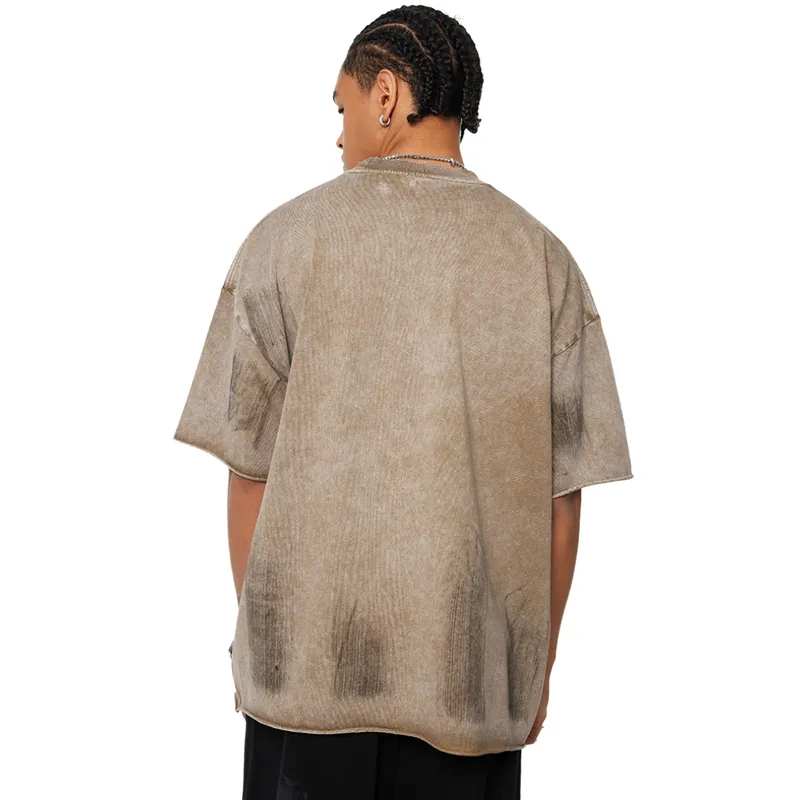 Trendy Wash Vintage T Shirt-21