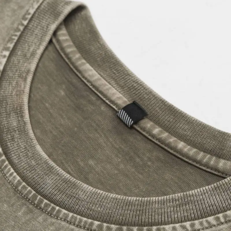 Retro Washed Loose T Shirt-2