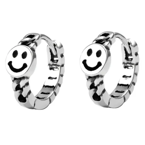 Retro Smiley Face Earrings