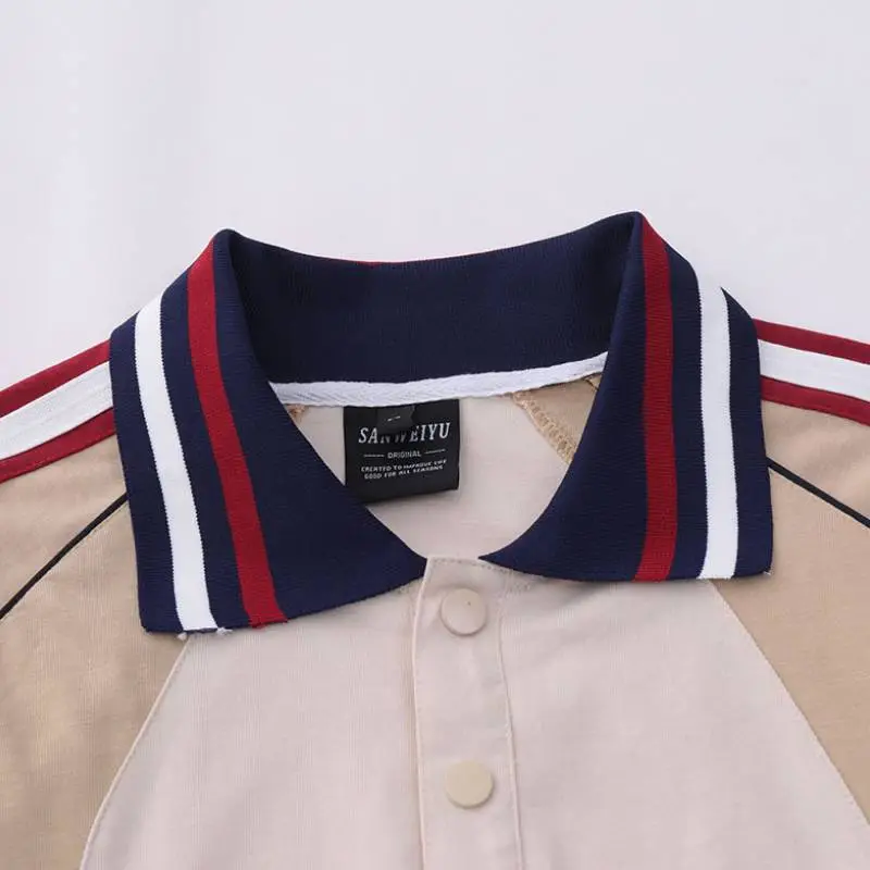 Loose Polo Collar T Shirt-3
