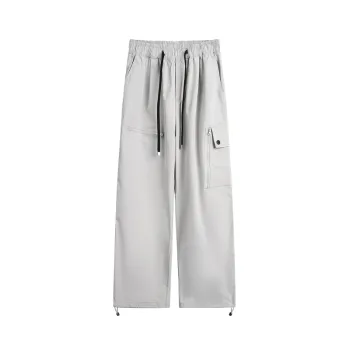 Retro Straight Draped Casual Pants