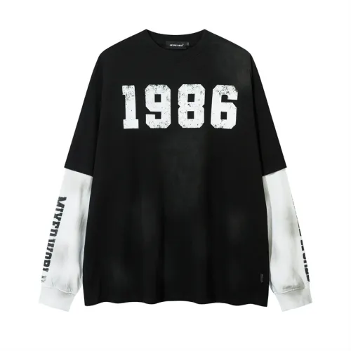 Retro Fake Two-piece Long Sleeve T-shirt