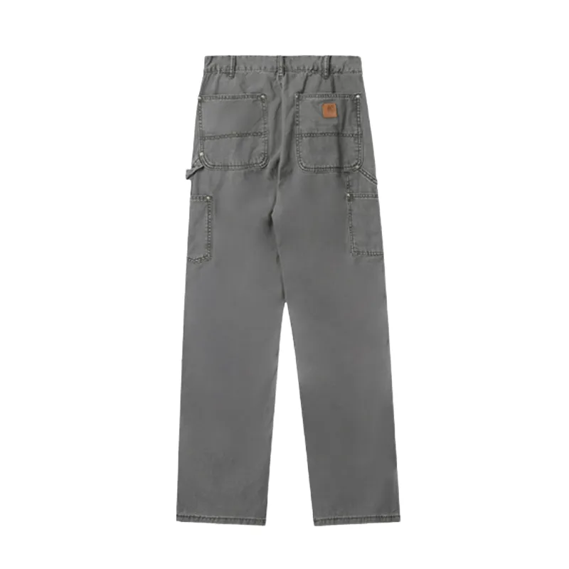 Vibe Style Brown Pants Logging Crane Pants-5