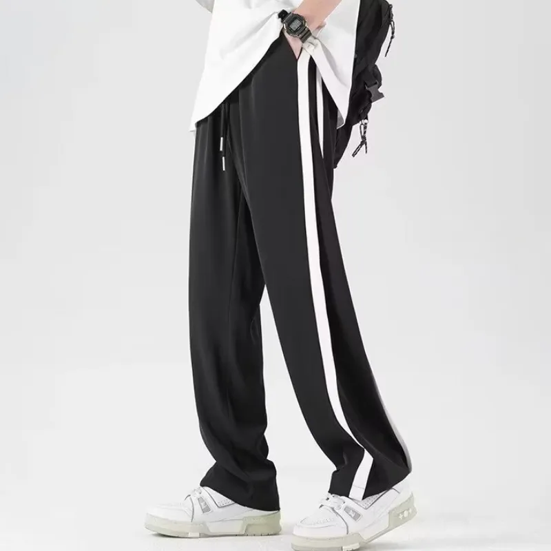 Trendy Casual Stitching Pants - POIZON