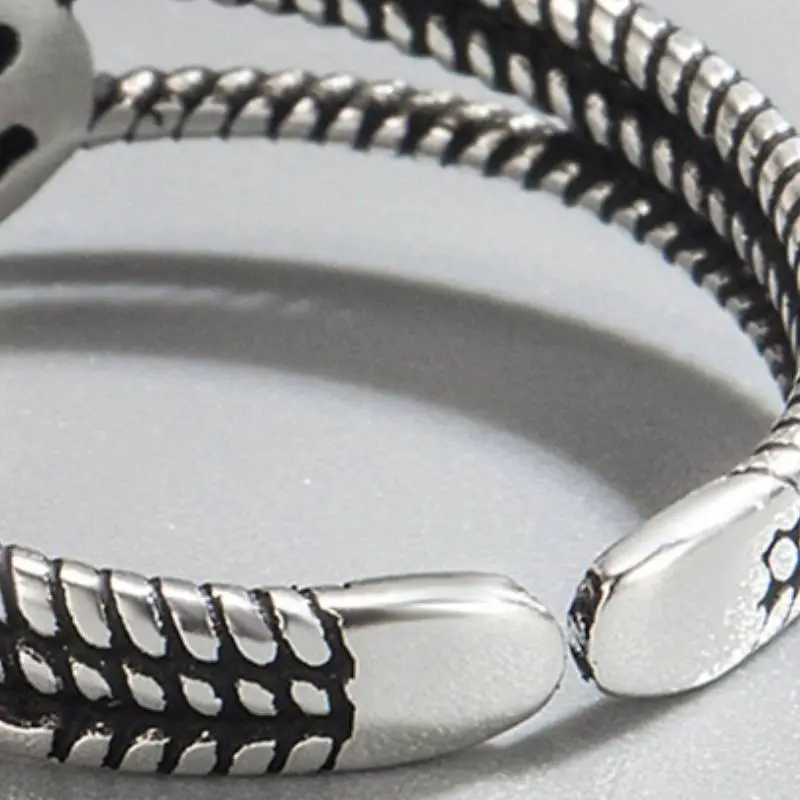 Retro Smiley Face Ring-3