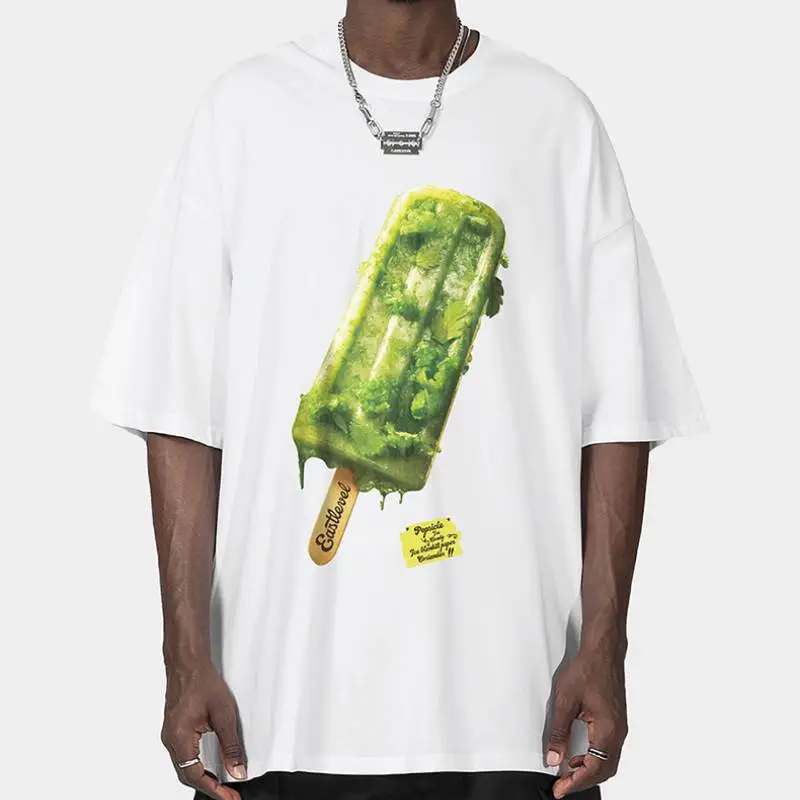 Fashion Hip Hop Niche Short Sleeved T Shirt-9