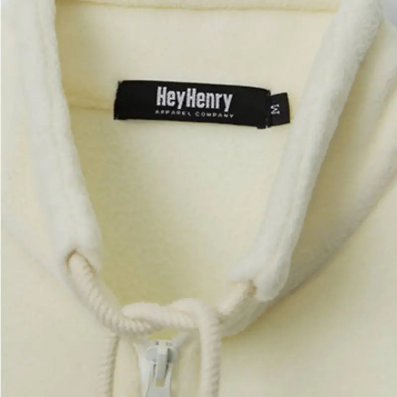 Fleece lined Brand Embroidered Loose Hoodie-6