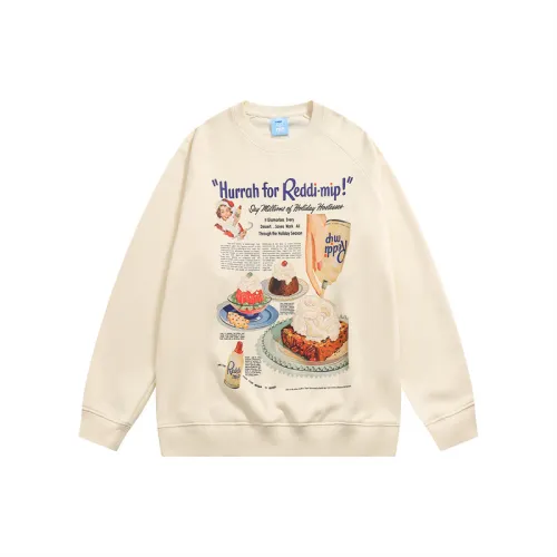 Vintage Printed Pullover Sweatshirt