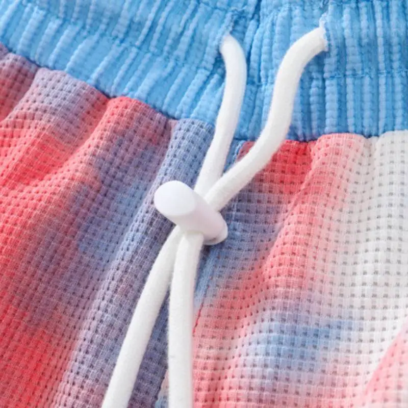 Tie Dye Versatile Mesh Breathable Shorts-4