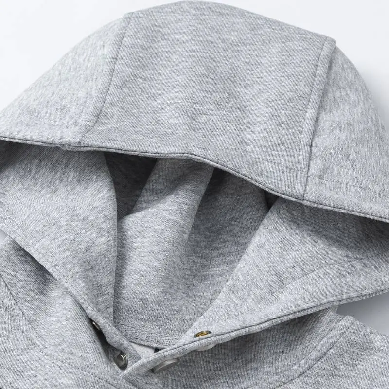 Zipper Design Hoodie-4