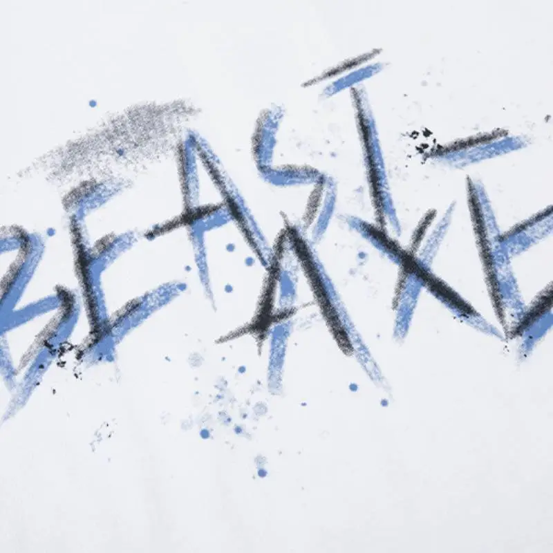 Trendy Graffiti Oversized T shirt-2