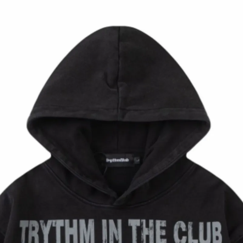 Retro Figure Old Hooded Sweater-5