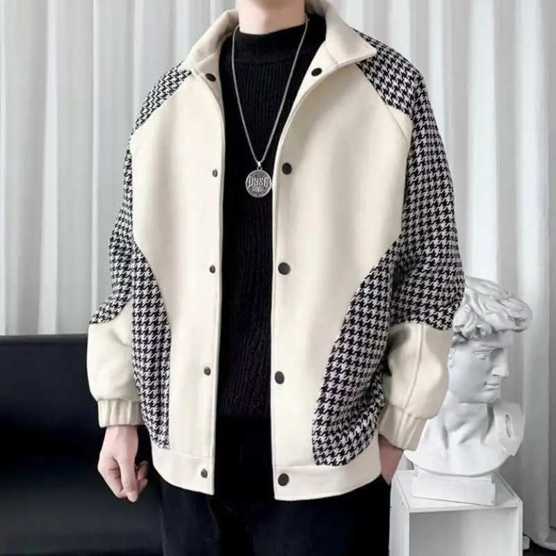 Trendy Stitching Baseball Jacket-5
