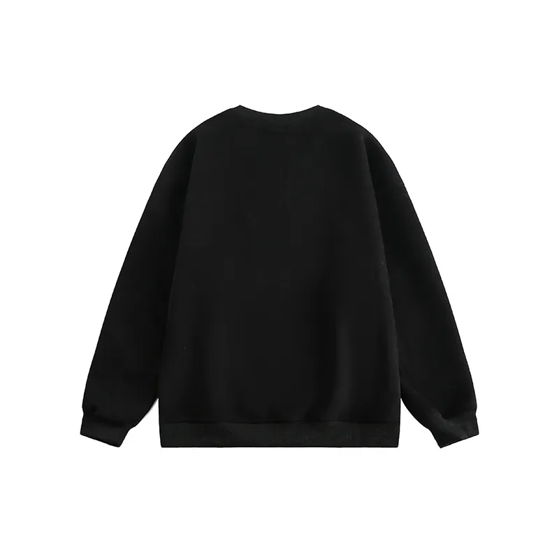 Leopard Print Patch Bag Crewneck Sweatshirt-1