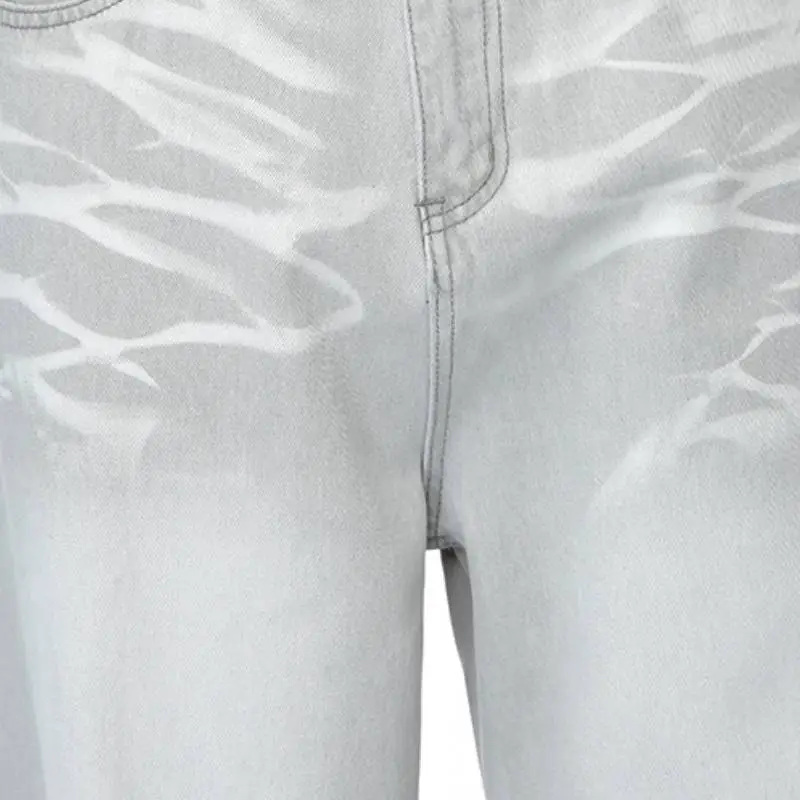 Retro Loose Cat Whisker Jeans-4