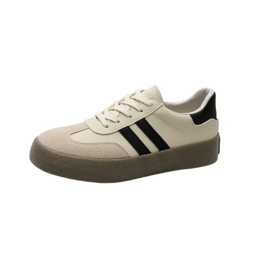 Retro Casual White Canvas Shoes