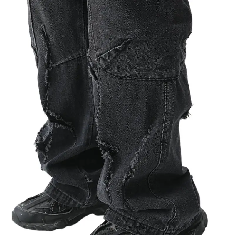 Loose Zipper Workwear Pants-6