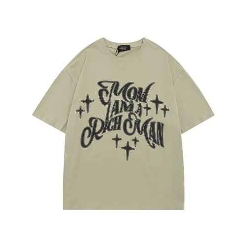 All-match Letter Print Round Neck Short-sleeved T-shirt