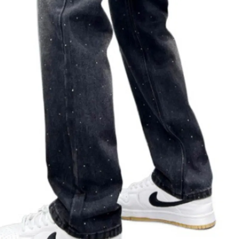 Trendy Versatile Denim Trousers-2