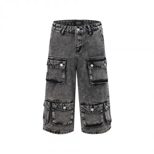 Trendy Retro Distressed Trousers